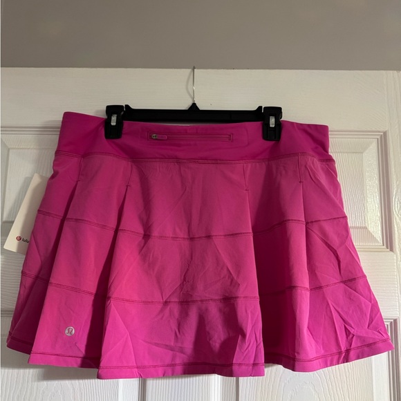 NWT Lululemon Pace Rival MR Skirt SONIC PINK *Long - Picture 5 of 5